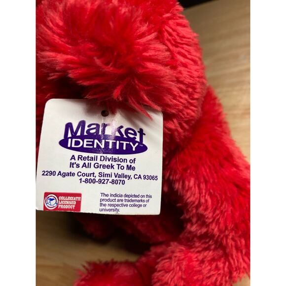 Buckeyes Ohio State Red Plush Bear by Market Identity .  Pre-Owned w/tags - Picture 3 of 7